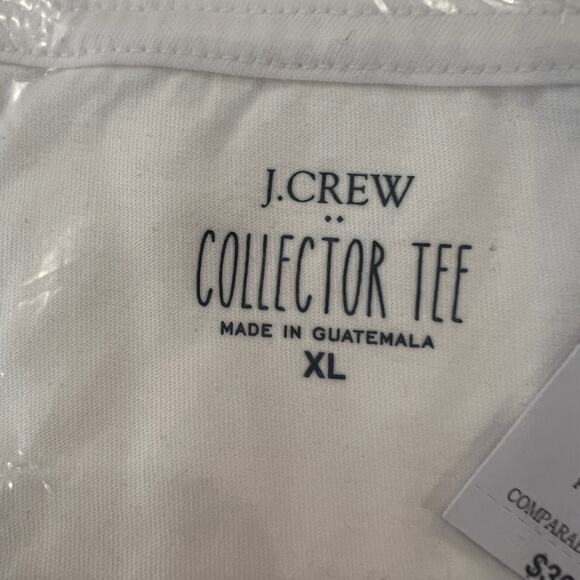NWT J. Crew White "It's Fall Y'All" Everyday Crewneck Tee - Picture 10 of 12